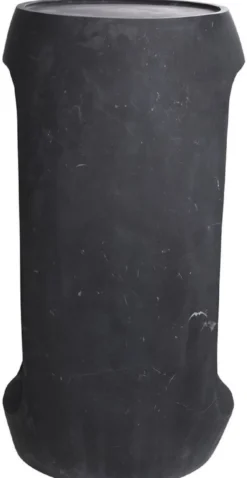 Casa Padrino Luxus Marmor Beistelltisch Schwarz 37 x 29 x H. 55,5 cm - Marmor Möbel - Luxus Qualität