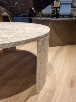 Casa Padrino Luxus Marmor Couchtisch Grau Ø 85 cm
