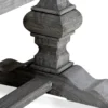 Casa Padrino Luxus Massivholz Esstisch Grau 180 x 90 x H. 76 cm - Rechteckiger Küchentisch aus hochwertigen unbehandeltem Altholz