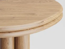 Casa Padrino Luxus Massivholz Esstisch Naturfarben 210 x 98 x H. 76 cm - Eichenholz Esszimmertisch - Esszimmer Möbel - Luxus Möbel