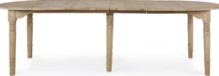 Casa Padrino Luxus Massivholz Esstisch Naturfarben 110-272 x 110 x H. 78 cm - Ausziehbarer Massivholz Küchentisch - Esszimmer Möbel - Küchen Möbel - Massivholz Möbel - Luxus Möbel