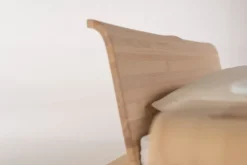 Casa Padrino Luxus Massivholz Doppelbett Naturfarben - Verschiedene Größen