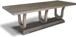 Casa Padrino Luxus Massivholz Esstisch H. 77 cm - Alle Farben & Größen - Massivholz Esszimmertisch in rustikaler Optik