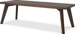 Casa Padrino Luxus Massivholz Esstisch Braun 240 x 100 x H. 76 cm - Rechteckiger Eichenholz Küchentisch - Luxus Massivholz Esszimmer Möbel