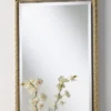 Casa Padrino Luxus Messing Spiegel 64 x H. 106 cm - Rechteckiger Messing Wandspiegel - Garderoben Spiegel - Luxus Möbel - Hotel Möbel - Luxus Qualität - Made in Italy