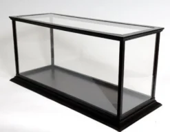 Casa Padrino Luxus Modelboot Vitrine 100,3 x 40,6 x H. 45,7 cm - Modellbau Vitrine - Modellbau Deko Accessoires