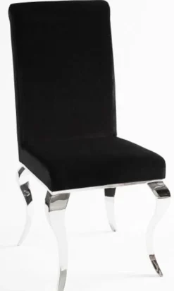 Casa Padrino Luxus Modern Barock Esszimmer Stuhl Blau / Silber - Designer Stuhl