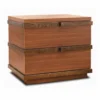 Casa Padrino Luxus Nachtkommoden Set Braun / Bronze - Hotel & Schlafzimmer Möbel