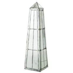 Casa Padrino Luxus Obelisk Skulptur im Antik Stil Spiegelglas, 41 x 41 x H. 155 cm