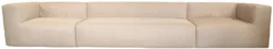 Casa Padrino Luxus Outdoor Garten Sofa Beige 450 cm