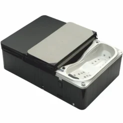 Casa Padrino Luxus Outdoor Jacuzzi Weiß / Schwarz 320 cm - Garten Whirlpool