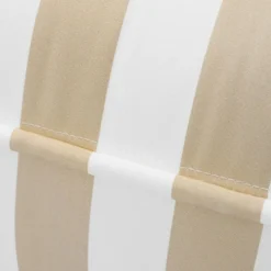 Casa Padrino Luxus Outdoor Sitzsack Weiß / Beige 118 cm - Garten Sitzkissen