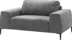Casa Padrino Luxus Oversize Sessel in Grau 158 x 93 x H. 80 cm - Hochwertiges Hotel Möbelstück