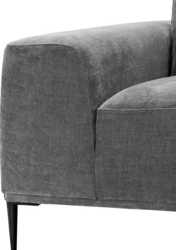 Casa Padrino Luxus Oversize Sessel in Grau 158 x 93 x H. 80 cm - Hochwertiges Hotel Möbelstück