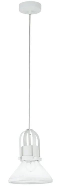 Casa Padrino Luxus Pendelleuchte / Hängeleuchte Weiß Ø 18,5 x H. 23 cm - Leuchten & Lüster
