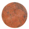 Casa Padrino Luxus Pflanzgefäß Ø 46 x H. 70 cm - Großes rundes Pflanzgefäß und Bodenvase Caliza aus hochwertigem Java Rosso Marmor - Luxus Deko Accessoires