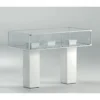 Casa Padrino Luxus Präsentationsvitrine 159 x 78 cm H. 106 cm - Ladeneinrichtung - Boutique Möbel - Made in Italy