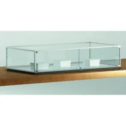 Casa Padrino Luxus Präsentationsvitrine 159 x 78 cm H. 27 cm - Ladeneinrichtung - Boutique Möbel - Made in Italy