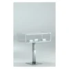 Casa Padrino Luxus Präsentationsvitrine 99 x 49 cm H. 99 cm - Ladeneinrichtung - Boutique Möbel - Made in Italy