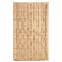 Casa Padrino Luxus Rattan Esszimmer Stuhl Naturfarben H. 82 cm - Luxus Möbel
