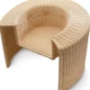 Casa Padrino Luxus Rattan Sessel Naturfarben - Made in Italy