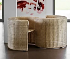 Casa Padrino Luxus Rattan Sessel Naturfarben - Made in Italy