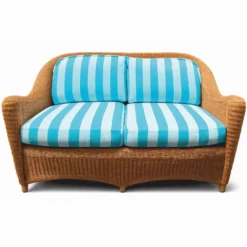 Casa Padrino Luxus Rattan Wohnzimmer Set - 1 Sofa & 2 Sessel & 1 Couchtisch & 1 Beistelltisch - Hotel Möbel - Luxus Möbel