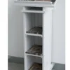 Casa Padrino Luxus Rednerpult Stehpult in Weiß - Höhe 112 cm - Elegantes Messe- und Gastronomie-Pult