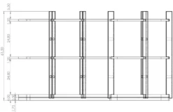 Casa Padrino Luxus Regalschrank Grau / Dunkelbraun / Bronze 141,45 x 105,41 x H. 61,5 cm - Gebogener Schrank mit Glasplatte - Wohnzimmer Möbel - Hotel Möbel - Luxus Möbel