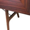 Casa Padrino Luxus Rosenholz Sideboard mit 2 Türen und 3 Schubladen Braun 200 x 50 x H. 90 cm - Luxus Qualität