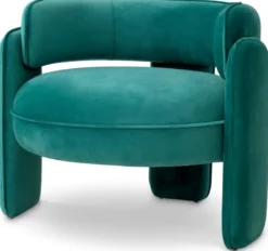 Casa Padrino Luxus Samt Sessel Türkis 80 x 71 x H. 68,5 cm - Wohnzimmer Sessel - Hotel Sessel - Wohnzimmer Möbel - Luxus Möbel - Wohnzimmer Einrichtung - Luxus Einrichtung - Möbel Luxus