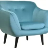 Casa Padrino Luxus Samt Sessel 97 x 81 x H. 83 cm - Verschiedene Farben - Wohnzimmer Hotel Büro Club Sessel - Luxus Kollektion