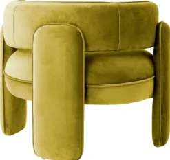 Casa Padrino Luxus Samt Sessel Vintage Grün 80 x 71 x H. 68,5 cm - Wohnzimmer Sessel - Hotel Sessel - Wohnzimmer Möbel - Luxus Möbel - Wohnzimmer Einrichtung - Luxus Einrichtung - Möbel Luxus