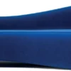 Casa Padrino Luxus Samt Sofa Blau 280 x 105 x H. 68 cm - Wohnzimmer Sofa - Hotel Sofa - Wohnzimmer Möbel - Hotel Möbel - Luxus Möbel