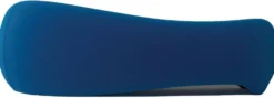 Casa Padrino Luxus Samt Sofa Blau 280 x 105 x H. 68 cm - Wohnzimmer Sofa - Hotel Sofa - Wohnzimmer Möbel - Hotel Möbel - Luxus Möbel