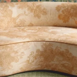 Casa Padrino Luxus Samt Sofa Creme / Beige 180 cm - Wohnzimmer & Hotel Möbel
