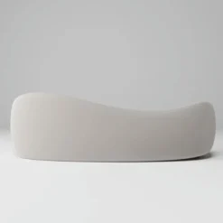 Casa Padrino Luxus Samt Sofa Grau / Braun 280 cm - Wohnzimmer & Hotel Möbel