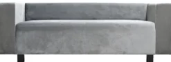 Casa Padrino Luxus Samt Sofa 200 x 75 x H. 70 cm - Verschiedene Farben - Wohnzimmer Möbel - Luxus Qualität