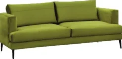 Casa Padrino Luxus Samt Sofa 184 x 90 x H. 76 cm - Verschiedene Farben - Modernes Wohnzimmer Sofa - Moderne Wohnzimmer Möbel