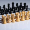 Casa Padrino Luxus Schach Set 50 x 50 cm - Holz Schachspiel - Schachbrett mit Schachfiguren