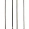 Casa Padrino Luxus Schirmständer im edlen Nickel Finish, 60 x 22 x 22 cm