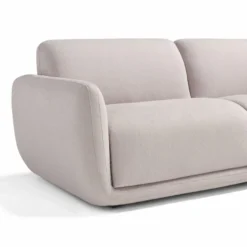 Casa Padrino Luxus Schlafsofa Hellgrau 222 cm - Ausklappbares Wohnzimmer Sofa