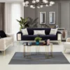 Casa Padrino Luxus Schlafsofa Cremefarben / Weiß / Gold 220 x 90 x H. 80 cm - Modernes Wohnzimmer Sofa - Wohnzimmer Möbel