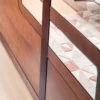Casa Padrino Luxus Schlafzimmerschrank Braun 295 x 67 x H. 250 cm - Edler Massivholz Kleiderschrank mit 2 Schiebetüren - Schlafzimmer Möbel - Luxus Qualität - Made in Italy