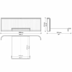 Casa Padrino Luxus Schlafzimmer Set Braun / Weiß / Messing - 1 Doppelbett mit Kopfteil & 2 Nachttische - Luxus Hotel & Schlafzimmer Möbel