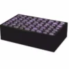 Casa Padrino Luxus Schmuckkasten Schwarz / Lila 37,5 cm - Aufbewahrungsbox