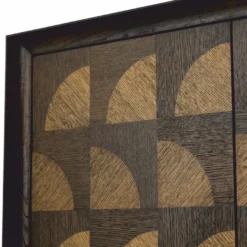 Casa Padrino Luxus Schrank mit 2 Türen Braun H. 170 cm - Luxus Möbel