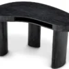 Casa Padrino Luxus Schreibtisch Schwarzgrau 145 x 91 x H. 78,5 cm - Gebogener Bürotisch mit Schublade - Computertisch - Büro Möbel - Luxus Möbel - Luxus Einrichtung - Luxus Qualität