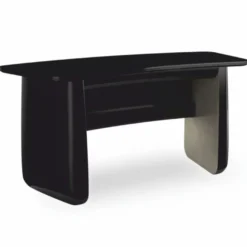 Casa Padrino Luxus Schreibtisch / Schminktisch Schwarz 155 cm - Luxus Möbel
