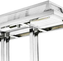 Casa Padrino Luxus Schreibtischleuchte im edlen Design Silber 69 x 29 x H. 40 cm